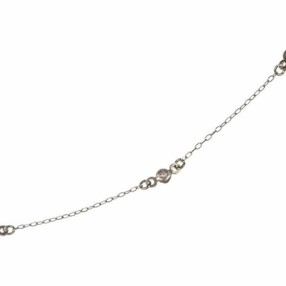 14 kt Yellow Gold Diamond Bezel Set Necklace Alberto Juan
